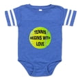 thumbnail image 1 of CafePress - Tennis Love - Cute Infant Baby Football Bodysuit, 1 of 3