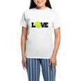 thumbnail image 1 of CafePress - Tennis Love Pajamas - Women's Short Sleeve Print T-Shirt and Pants Light Cotton Pajama Set, 1 of 7