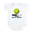 thumbnail image 1 of CafePress - Tennis Skills Loading Body Suit - Baby Light Bodysuit, Size Newborn - 24 Months, 1 of 4