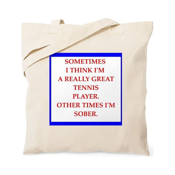 CafePress - Tennis Tote Bag - Unisex Canvas Tote Bag, Beige, 1-Piece