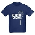 thumbnail image 1 of CafePress - Tennis Weapon Kids Dark T Shirt - Dark T-Shirt Kids XS-XL, 1 of 4