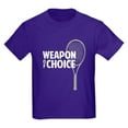 thumbnail image 1 of CafePress - Tennis Weapon Kids Dark T Shirt - Dark T-Shirt Kids XS-XL, 1 of 4