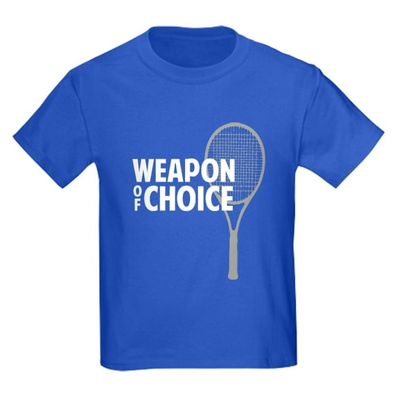 CafePress - Tennis Weapon Kids Dark T Shirt - Dark T-Shirt Kids XS-XL