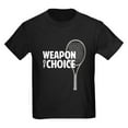 thumbnail image 1 of CafePress - Tennis Weapon Kids Dark T Shirt - Dark T-Shirt Kids XS-XL, 1 of 4