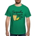 thumbnail image 1 of CafePress - Tequila Made Me Do It Dark T Shirt - Men's Classic Graphic Cotton T-Shirt, 1 of 4