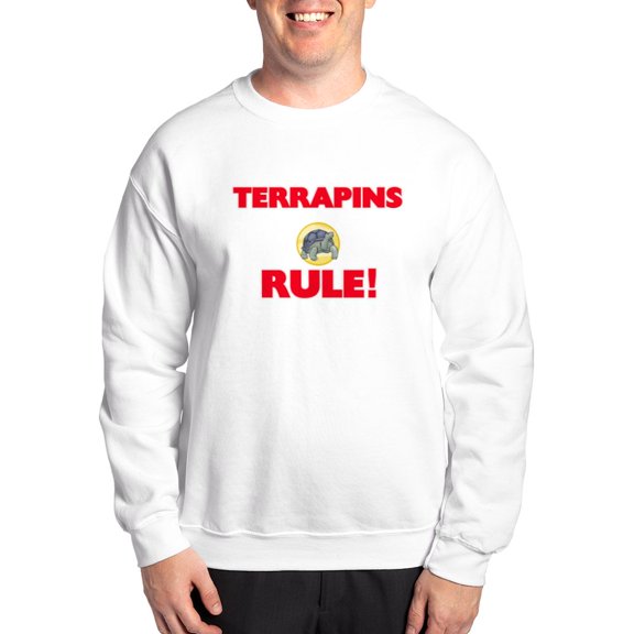 CafePress - Terrapins Rule! Sweatshirt - Crew Neck Sweatshirt