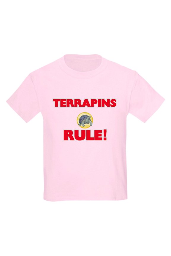 - Terrapins Rule! T Shirt - Light Classic Kids Graphic, Short Sleeve T-Shirt, Sizes XS-XL