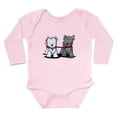 thumbnail image 1 of CafePress - Terrier Walking Buddies Long Sleeve Infant Bodysui - Long Sleeve Cotton Baby Bodysuit, 1 of 4
