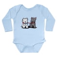 thumbnail image 1 of CafePress - Terrier Walking Buddies Long Sleeve Infant Bodysui - Long Sleeve Cotton Baby Bodysuit, 1 of 4