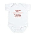 thumbnail image 1 of CafePress - Tesla Body Suit - Baby Light Bodysuit, Size Newborn - 24 Months, 1 of 4