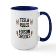 thumbnail image 1 of CafePress - Tesla Rules Mug - 15 oz Ceramic Large White Novelty Mug, 1 of 4