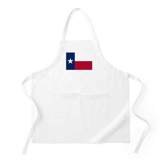 CafePress - Texas Flag BBQ - Kitchen Apron with Pockets, Grilling Apron, Baking Apron