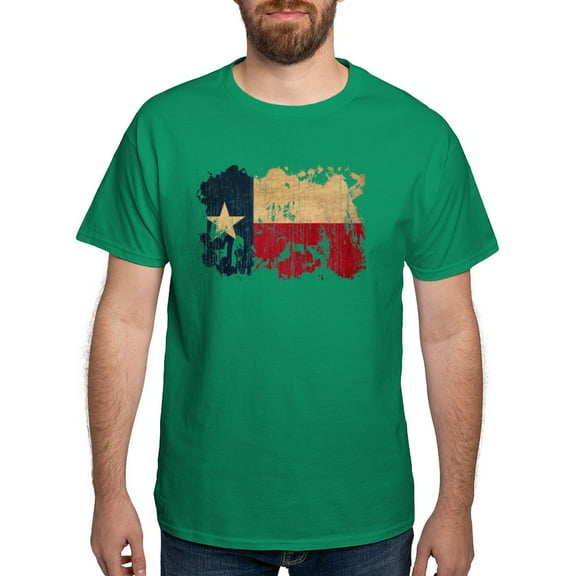 CafePress - Texas Flag Dark T Shirt - Men's Classic Graphic Cotton T-Shirt