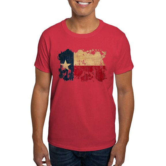 CafePress - Texas Flag Dark T Shirt - Men's Classic Graphic Cotton T-Shirt