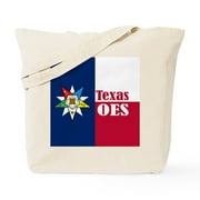 CafePress - Texas Flag Eastern Star Tote Bag - Natural Canvas Tote Bag, Cloth Shopping Bag