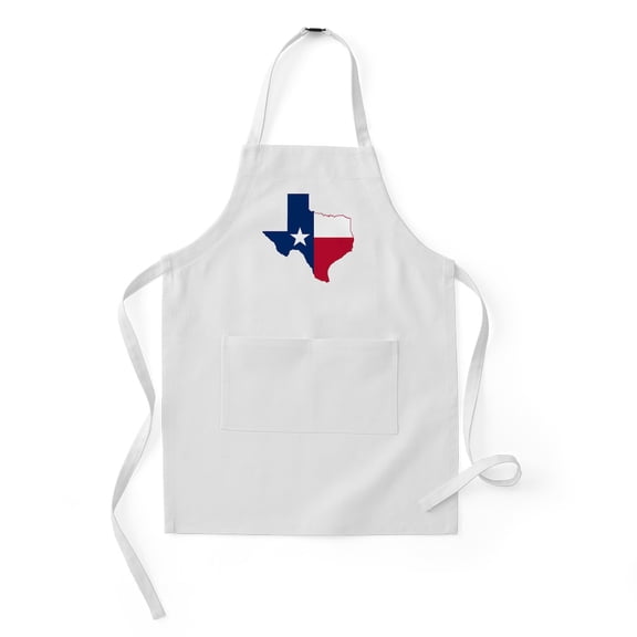 CafePress - Texas Flag Map - Kids Apron