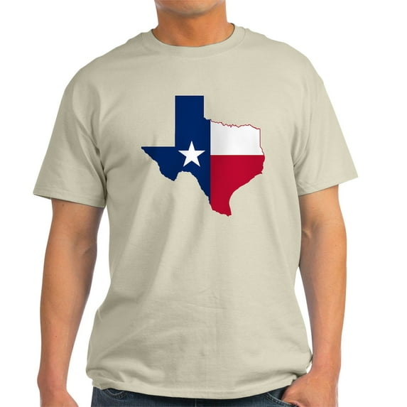 CafePress - Texas Flag Map Light T Shirt - Men's Classic Graphic T-Shirt