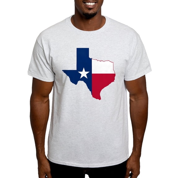 CafePress - Texas Flag Map Light T Shirt - Men's Classic Graphic T-Shirt