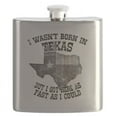 thumbnail image 1 of CafePress - Texas Flask - Stainless Steel Flask, 6oz Drinking Flask, 1 of 2