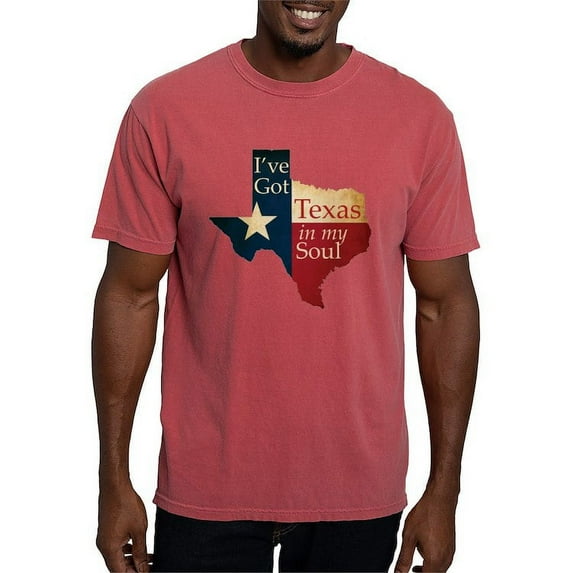 CafePress - Texas In My Soul T Shirt - Mens Comfort Colors Shirt