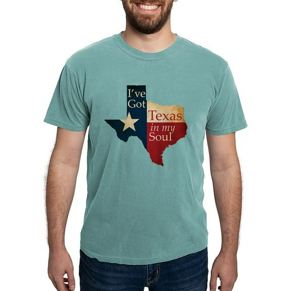 CafePress - Texas In My Soul T Shirt - Mens Comfort Colors Shirt