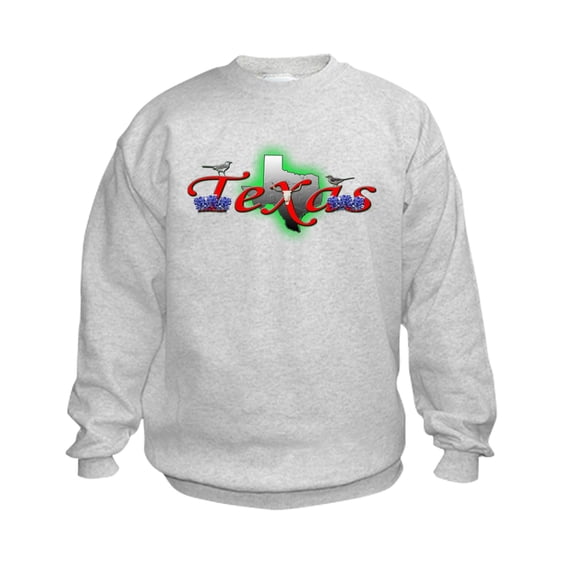 CafePress - Texas Kids Sweatshirt - Kids Sweatshirt, Youth Crew Neck Sweatshirt