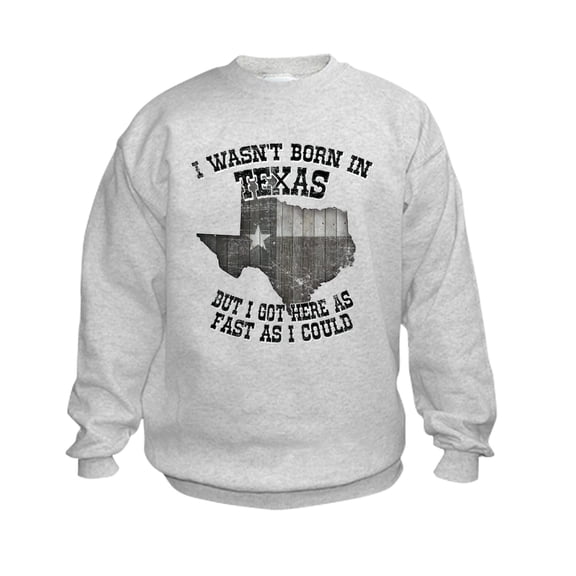 CafePress - Texas Kids Sweatshirt - Kids Sweatshirt, Youth Crew Neck Sweatshirt