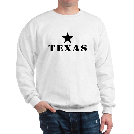 CafePress - Texas, Lone Star State Sweatshirt - Crew Neck Sweatshirt