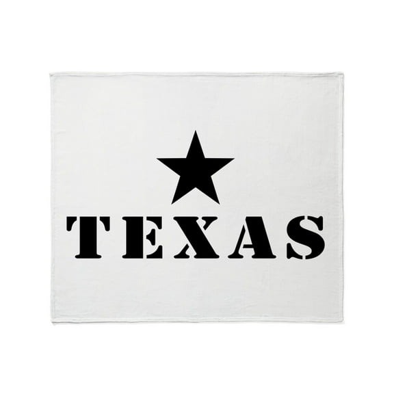 CafePress - Texas, Lone Star State Throw Blanket - Soft Fleece Throw Blanket, 50"x60" for All Ages