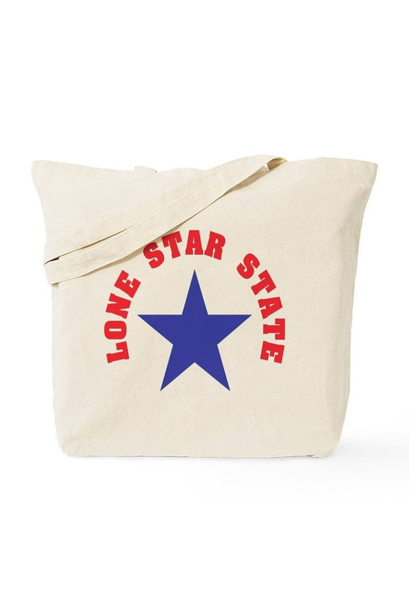 - Texas Lone Star State Tote Bag - Unisex Canvas Tote Bag, Beige, 1-Piece
