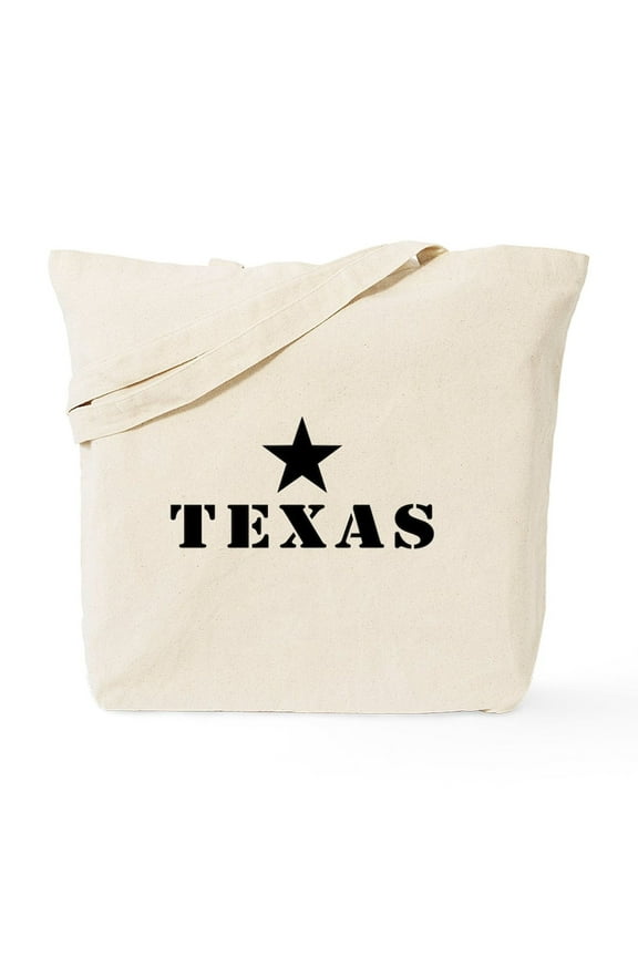 - Texas, Lone Star State Tote Bag - Unisex Canvas Tote Bag, Beige, 1-Piece