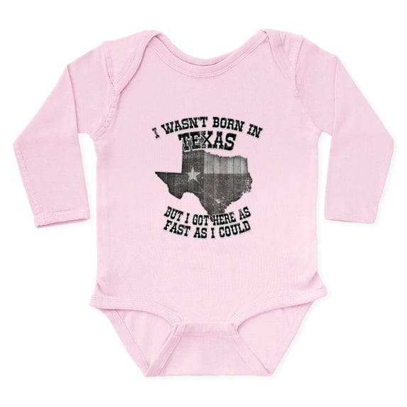 CafePress - Texas Long Sleeve Infant Bodysuit - Long Sleeve Cotton Baby Bodysuit