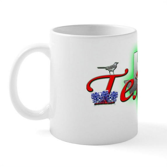 CafePress - Texas Mug - 11 oz Ceramic Mug - Novelty Coffee Tea Cup