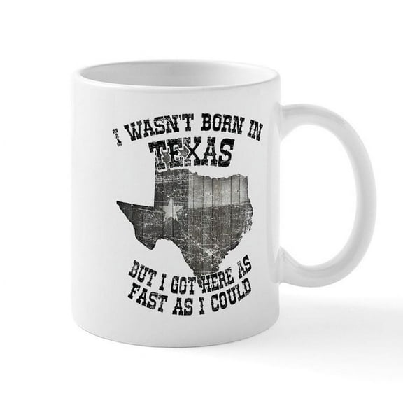 CafePress - Texas Mug - 11 oz Ceramic Mug - Novelty Coffee Tea Cup