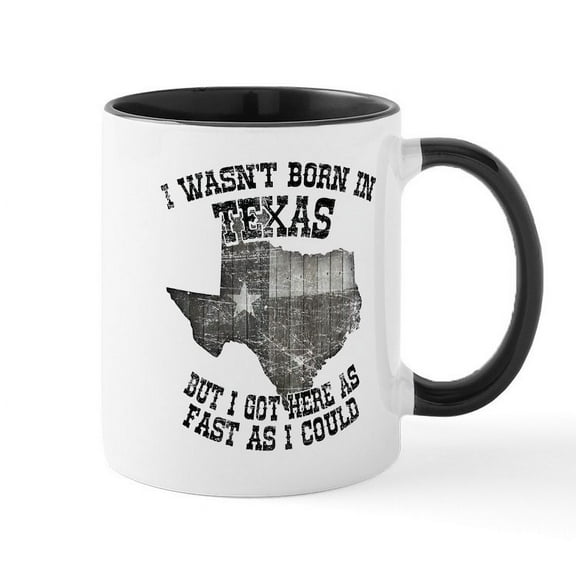 CafePress - Texas Mug - 11 oz Ceramic Mug - Novelty Coffee Tea Cup