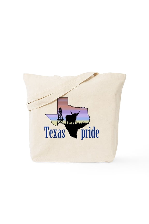 - Texas Pride Tote Bag - Unisex Canvas Tote Bag, Beige, 1-Piece