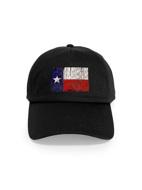- Texas Retro State Flag Cap - Adjustable 100% Brushed Unisex Casual Cotton Baseball Cap, Beige, 1