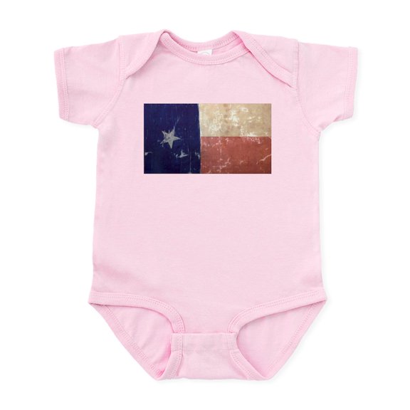 CafePress - Texas State Flag Infant Bodysuit - Baby Light Bodysuit, Size Newborn - 24 Months