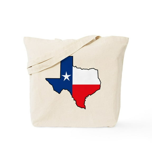 CafePress - Texas State Flag Tote Bag - Unisex Canvas Tote Bag, Beige, 1-Piece