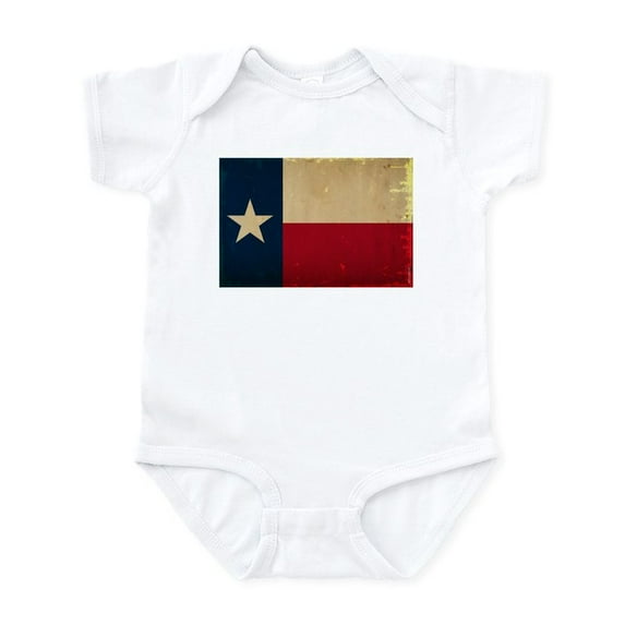 CafePress - Texas State Flag VINTAGE Infant Bodysuit - Baby Light Bodysuit, Size Newborn - 24 Months