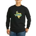 thumbnail image 1 of CafePress - Texas State Outline Bluebonnet Flower Long Sleeve - Long Sleeve Dark T-Shirt, 1 of 1