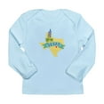 thumbnail image 1 of CafePress - Texas State Outline Bluebonnet Flower Long Sleeve - Long Sleeve Infant T-Shirt, 1 of 2
