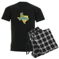 thumbnail image 1 of CafePress - Texas State Outline Bluebonnet Flower Pajamas - Men's Dark Loose Fit Cotton Pajama Set, 1 of 7