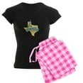 thumbnail image 1 of CafePress - Texas State Outline Bluebonnet Flower Pajamas - Women's Dark Pajamas, 1 of 4