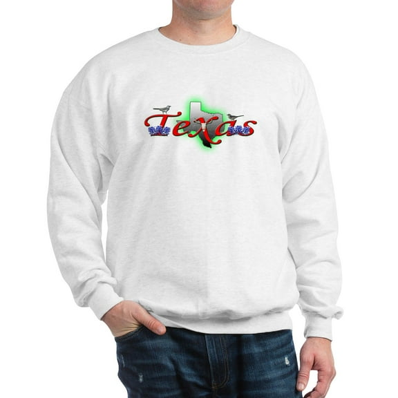CafePress - Texas Sweatshirt - Crew Neck Sweatshirt