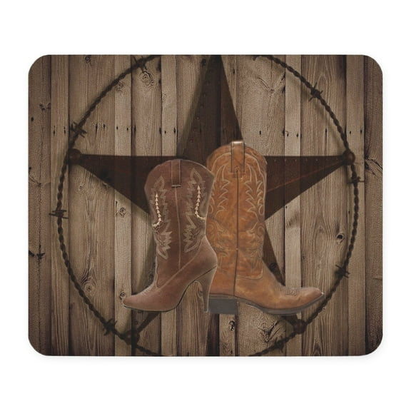 CafePress - Texas Western Country Cowgirl Mousepad - Non-slip Rubber Mousepad, Gaming Mouse Pad
