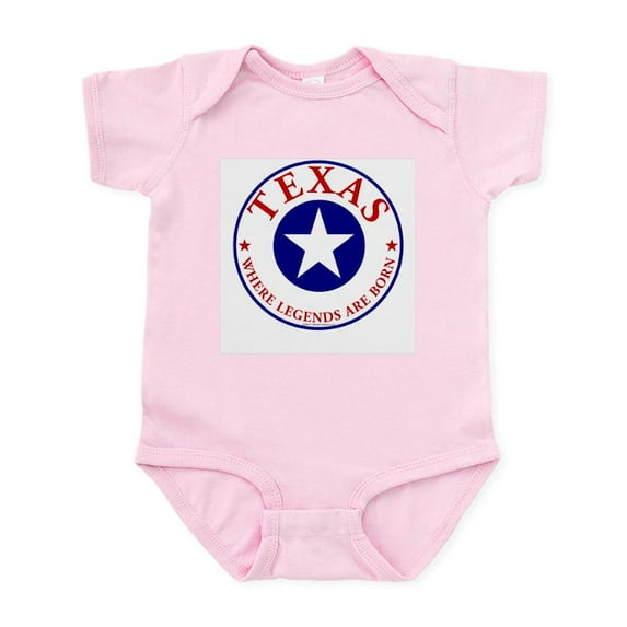 CafePress - Texas Where Legends Are Born - Baby Light Bodysuit, Size Newborn - 24 Months