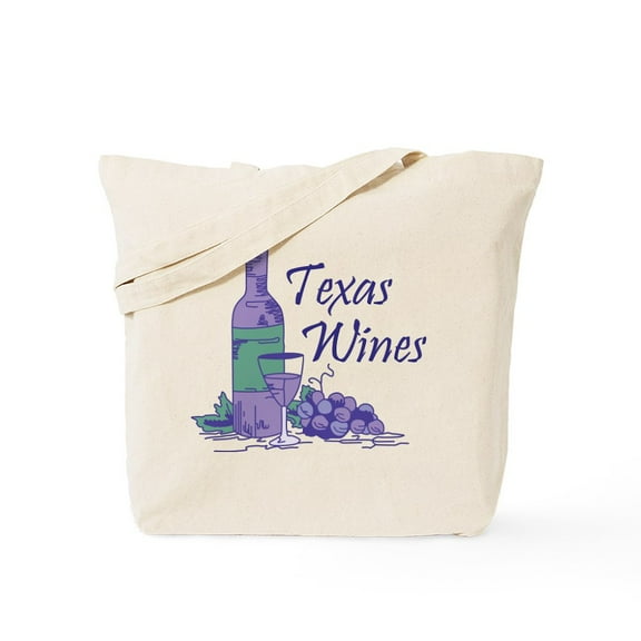 CafePress - Texas Wines Tote Bag - Unisex Canvas Tote Bag, Beige, 1-Piece