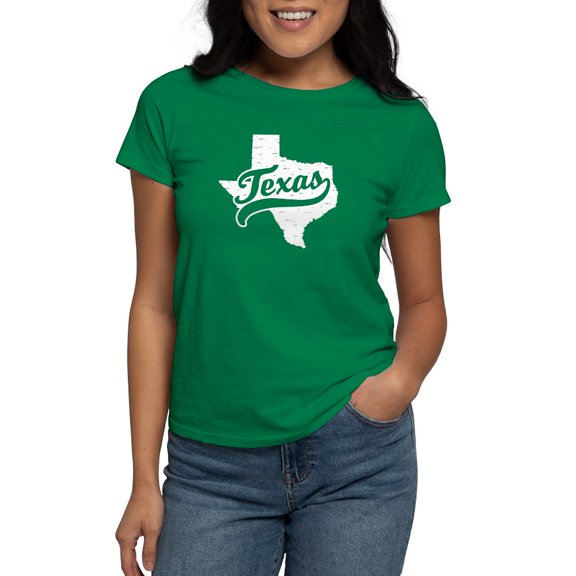 CafePress - Texas Women's Dark T Shirt - Women's Traditional Fit Dark T-Shirt