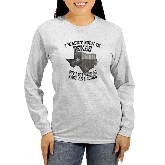 CafePress - Texas Women's Long Sleeve T Shirt - Women's Long Sleeve Graphic Casual T-Shirt
